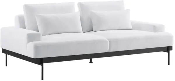 Proximity Upholstered Fabric Sofa by Modway White