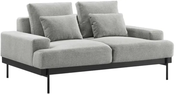Proximity Upholstered Fabric Loveseat by Modway Light Gray