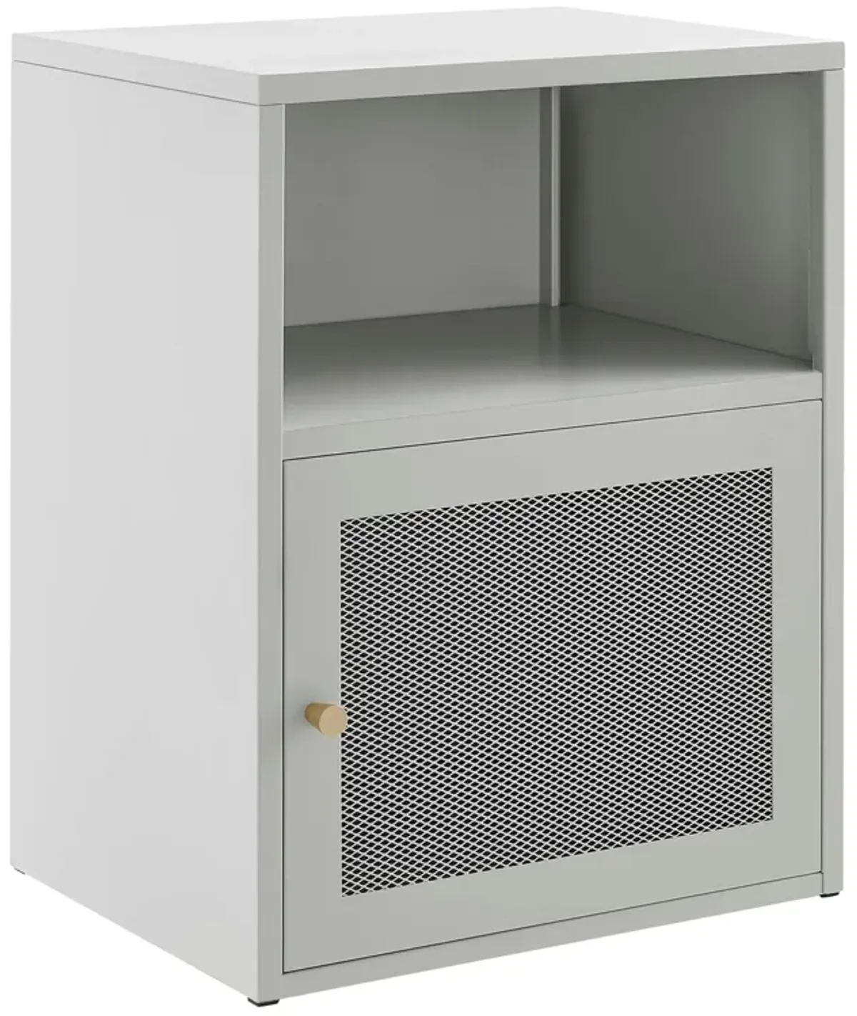 Covelo Wall Mount Nightstand by Modway Light Gray