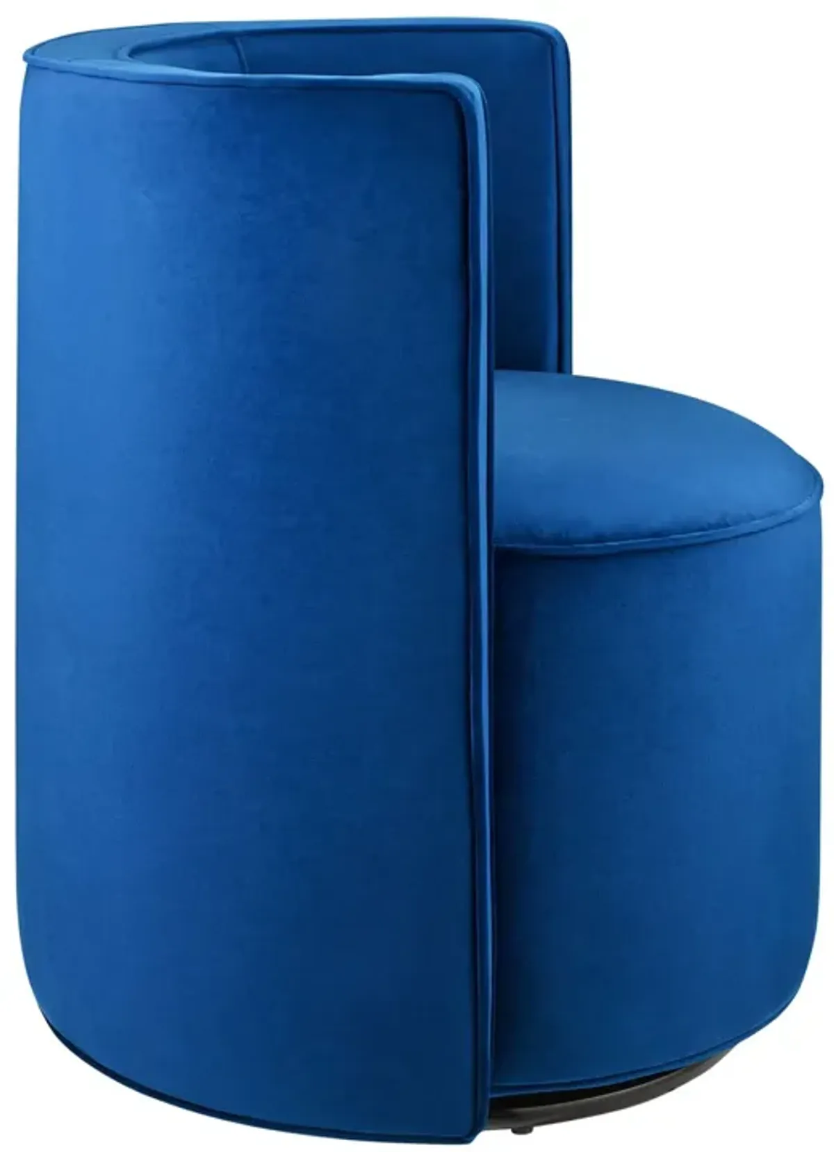 Della Performance Velvet Fabric Swivel Chair by Modway