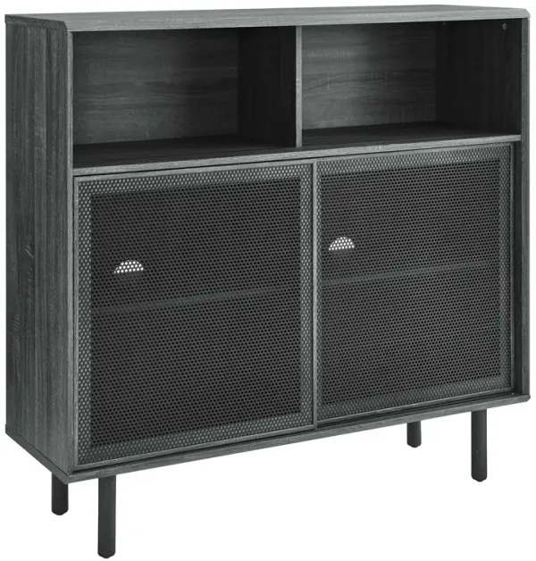 Kurtis 47" Display Cabinet by Modway Charcoal