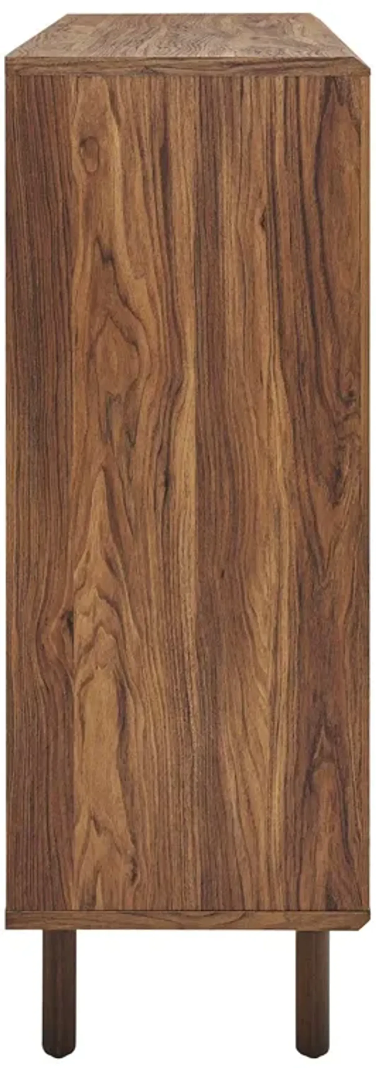 Kurtis 47" Display Cabinet by Modway Walnut