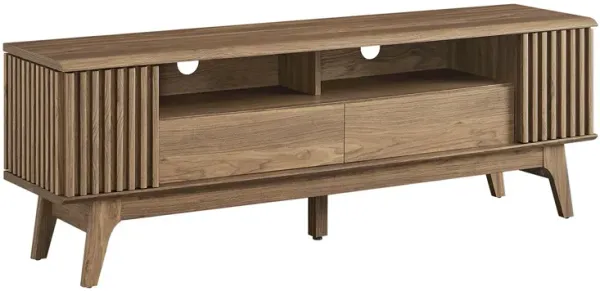 Eudora 60" TV Stand by Modway Walnut