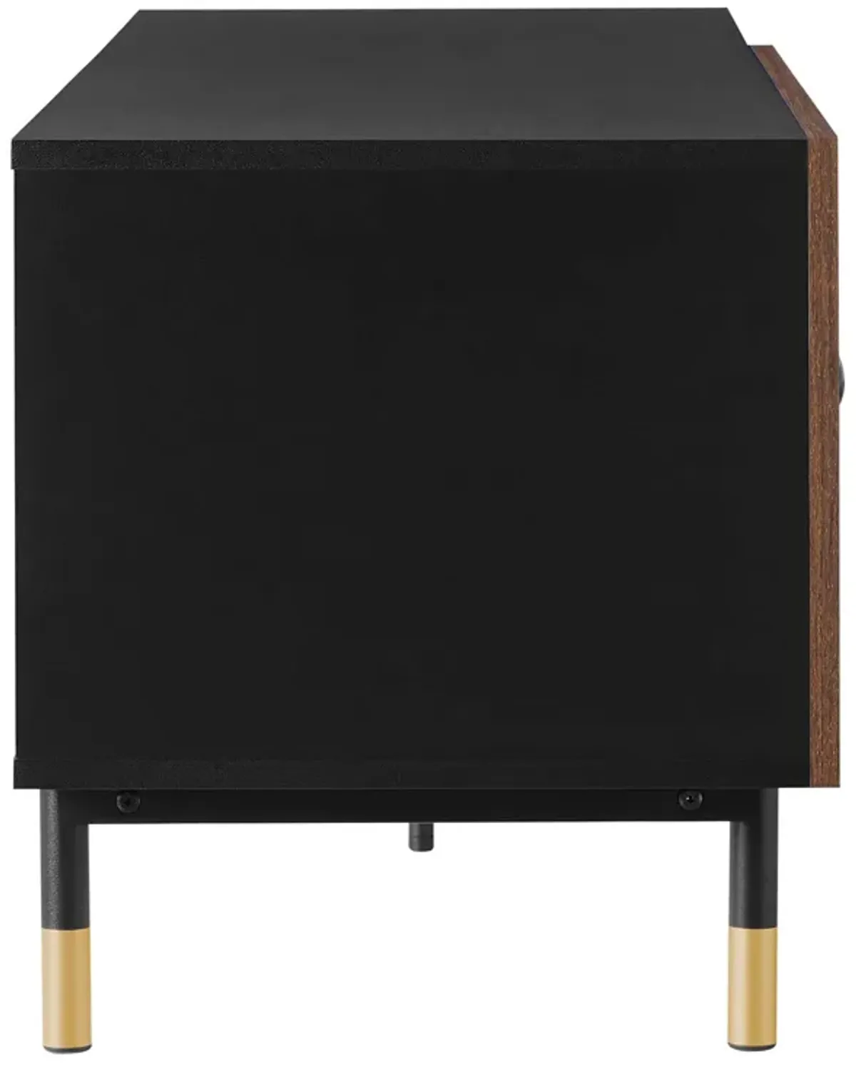 Nexus 60" TV Stand by Modway Black Walnut