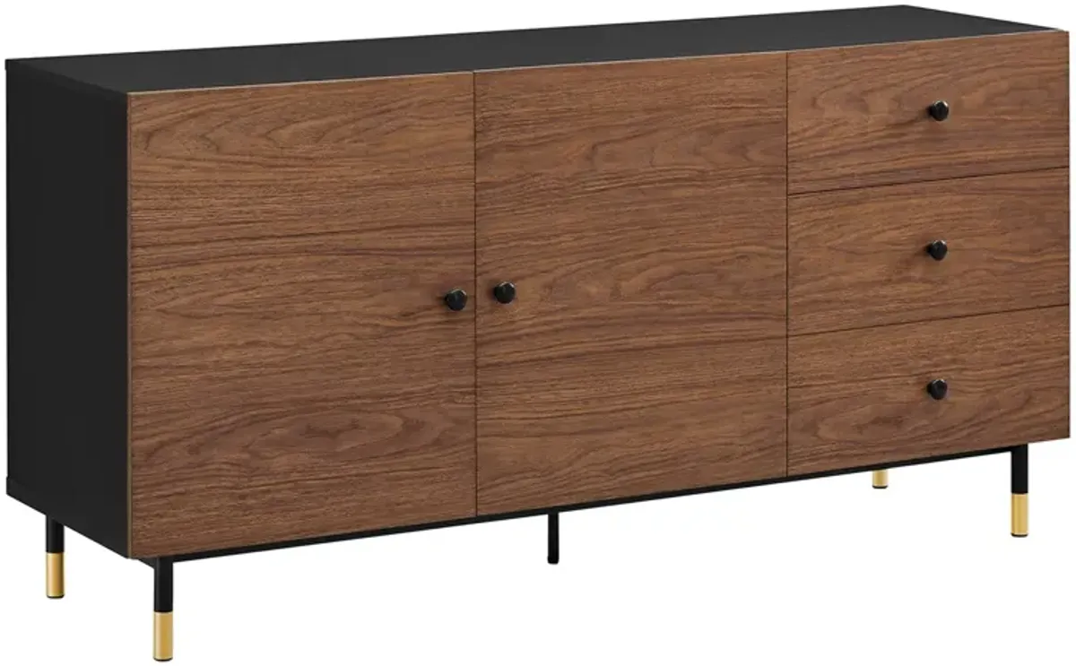 Nexus Storage Cabinet Sideboard by Modway Black Walnut