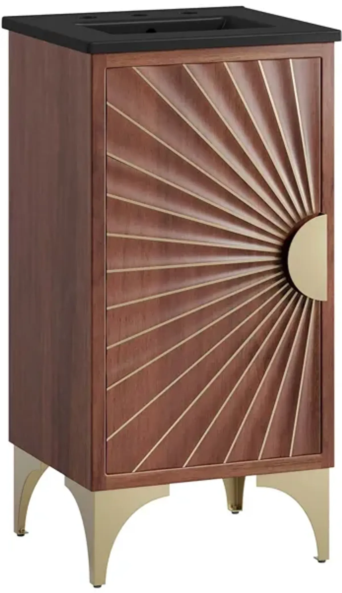 Daylight Bathroom Vanity Basin Included by Modway 18" / Black Walnut