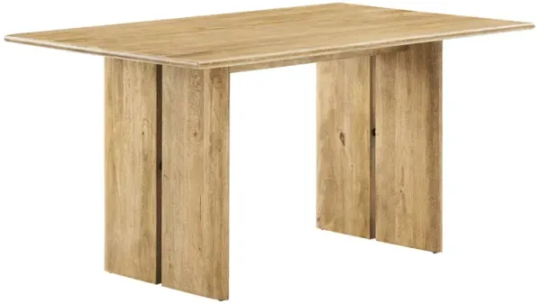 Amistad 60" Wood Dining Table by Modway Oak
