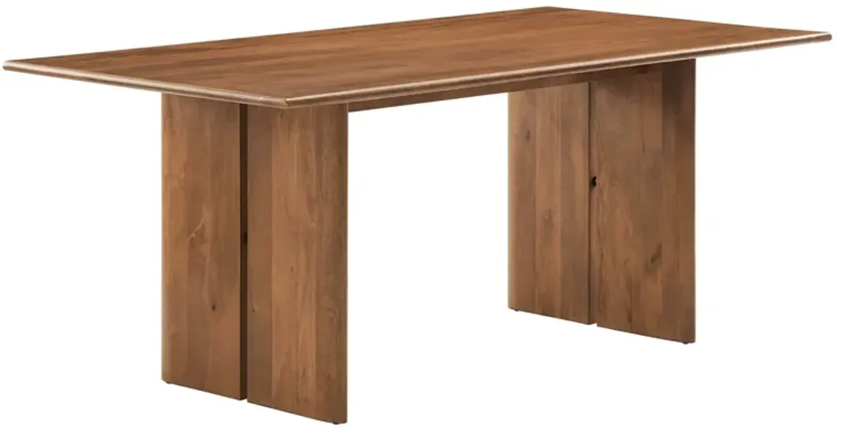 Amistad 72" Dining Table by Modway Walnut