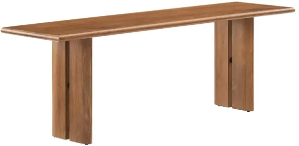Amistad 58" Wood Bench by Modway Walnut