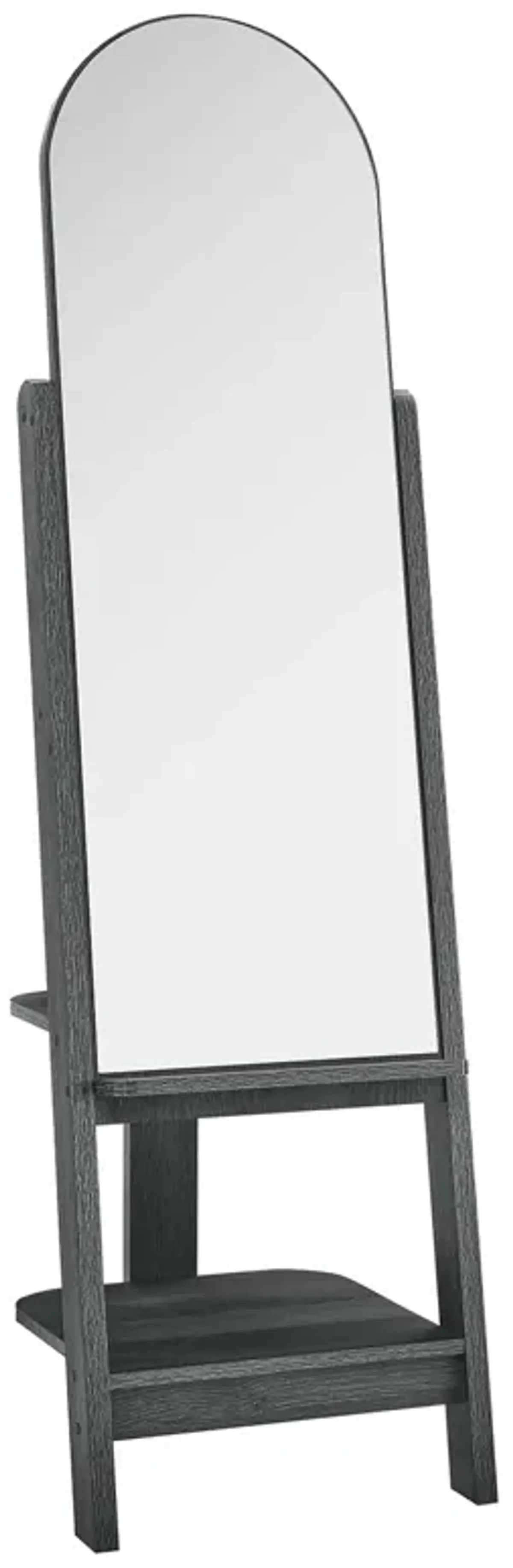 Ascend Standing Mirror by Modway Walnut