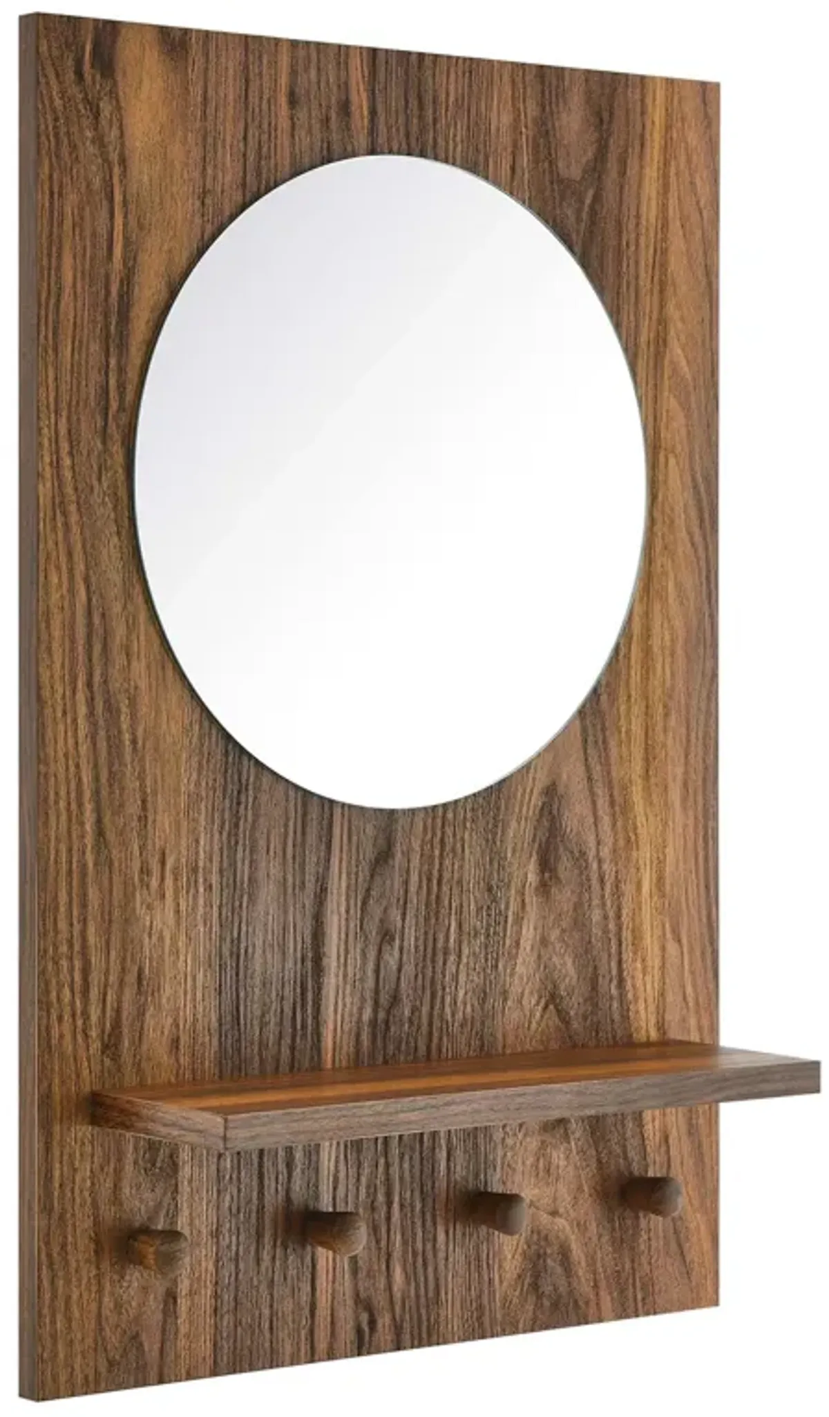 Glint Mirror by Modway Walnut