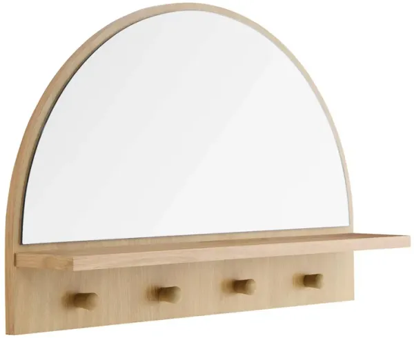 Moonbeam Arched Mirror by Modway Oak