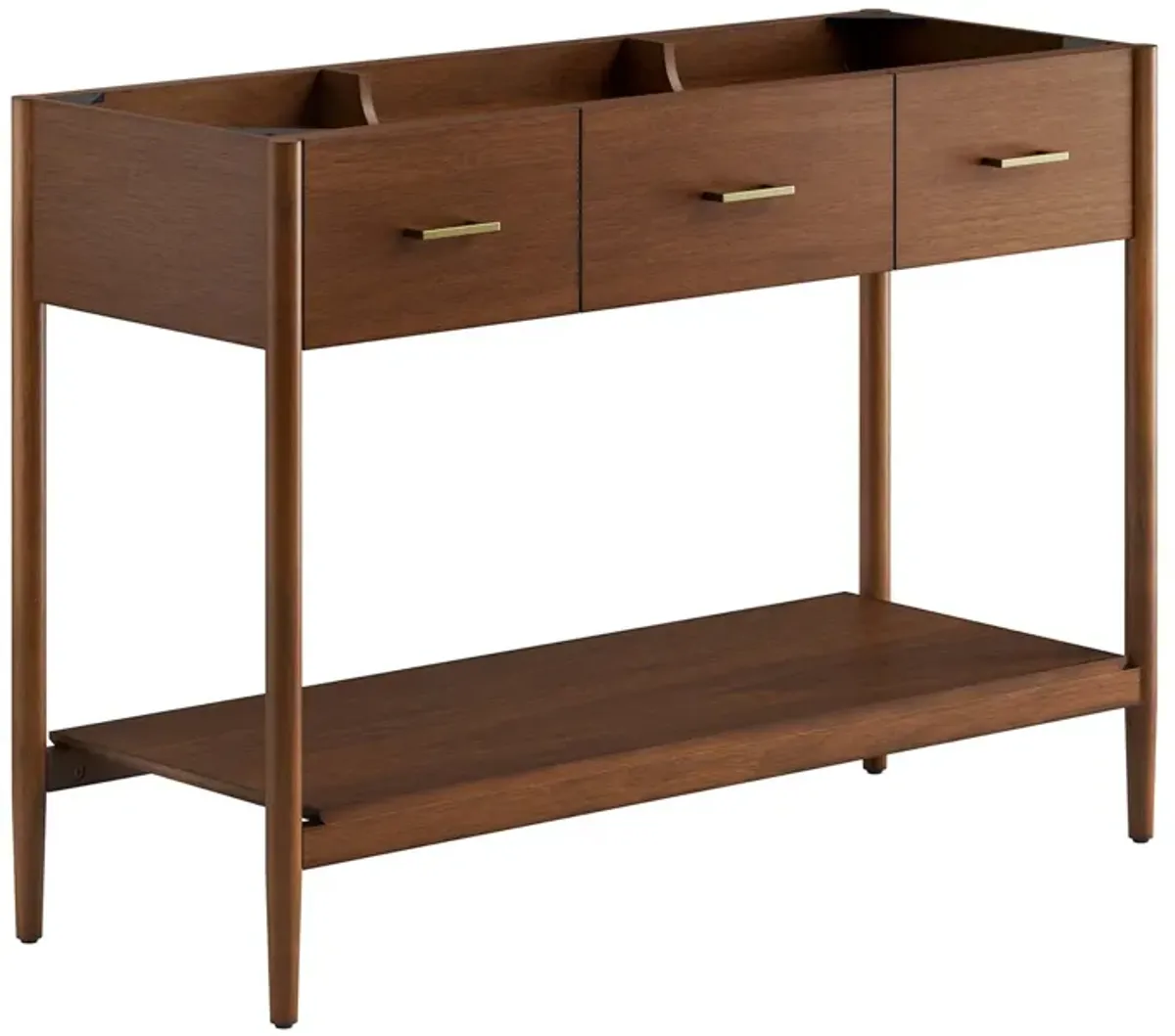 Zaire Bathroom Cabinet Basin Not Included by Modway 48" Single / Walnut