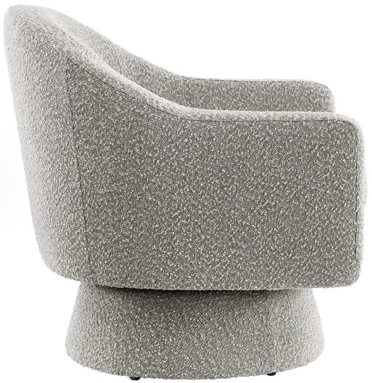Astral Boucle Fabric Boucle Fabric Swivel Chair by Modway