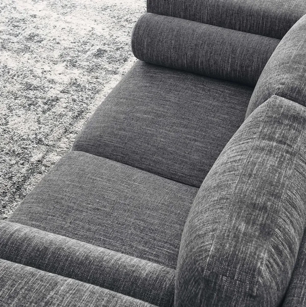 Visible Fabric Loveseat by Modway Gray