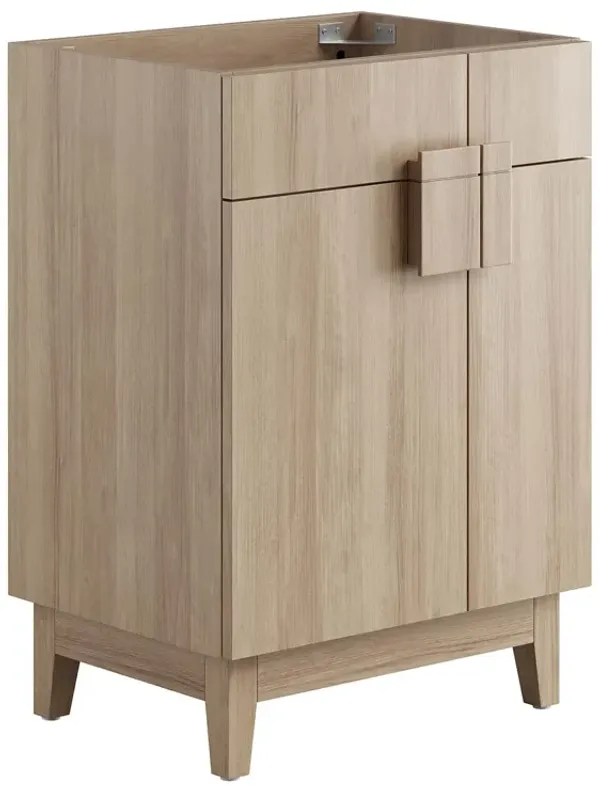 Miles Bathroom Cabinet Basin Not Included by Modway 24" / Oak