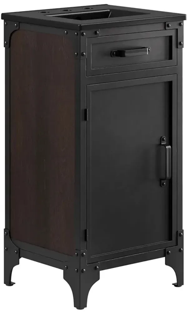 Steamforge Bathroom Vanity Basin Included by Modway 18" / Black Black