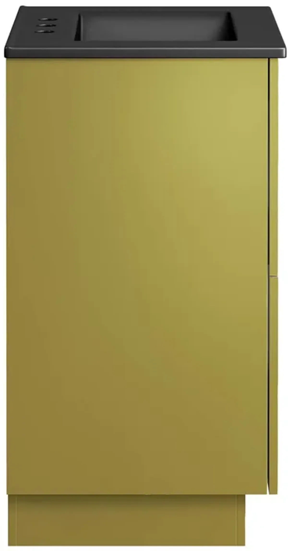 Quantum Bathroom Vanity Basin Included by Modway 24" / Black Gold