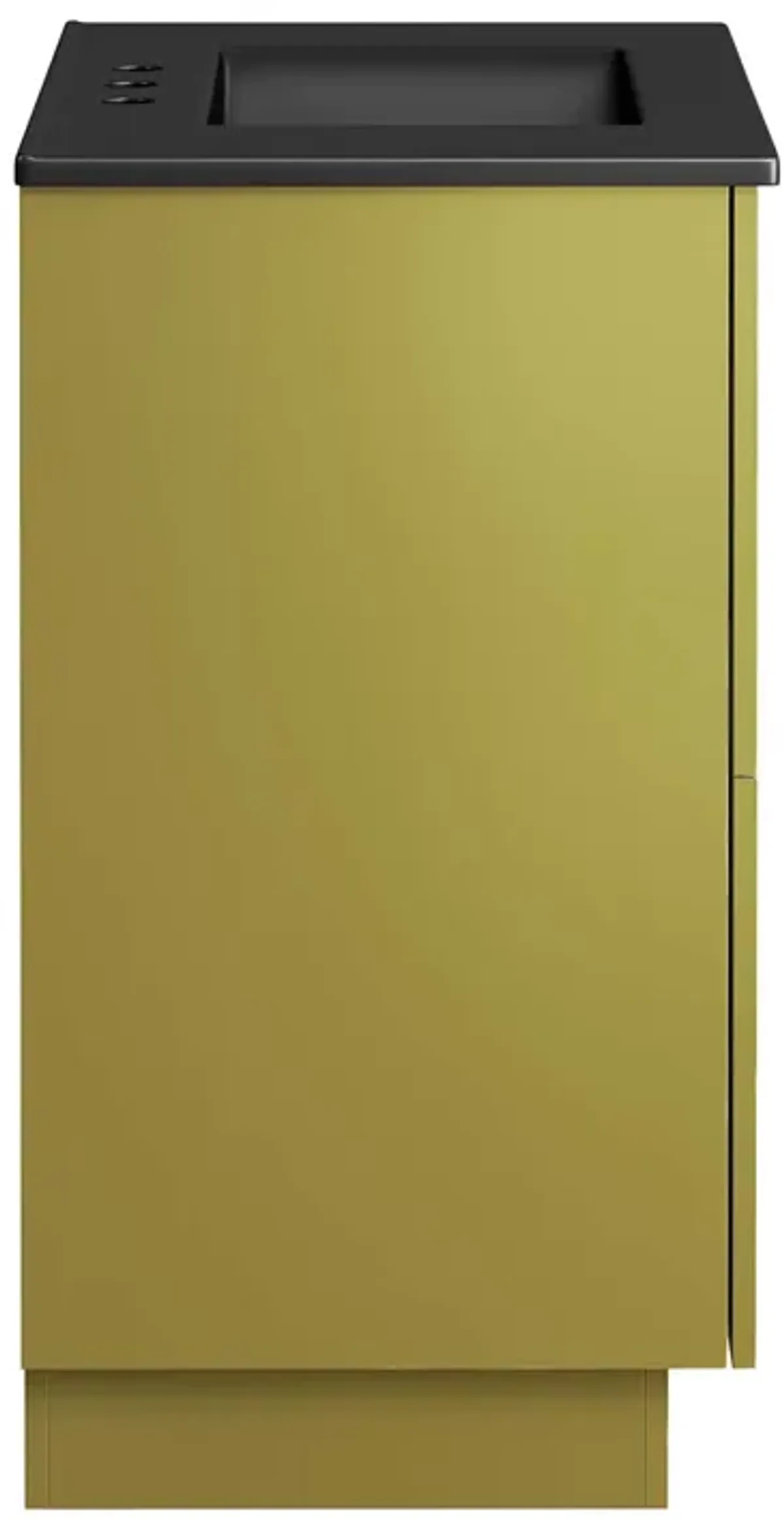 Quantum Bathroom Vanity Basin Included by Modway 30" / Black Gold