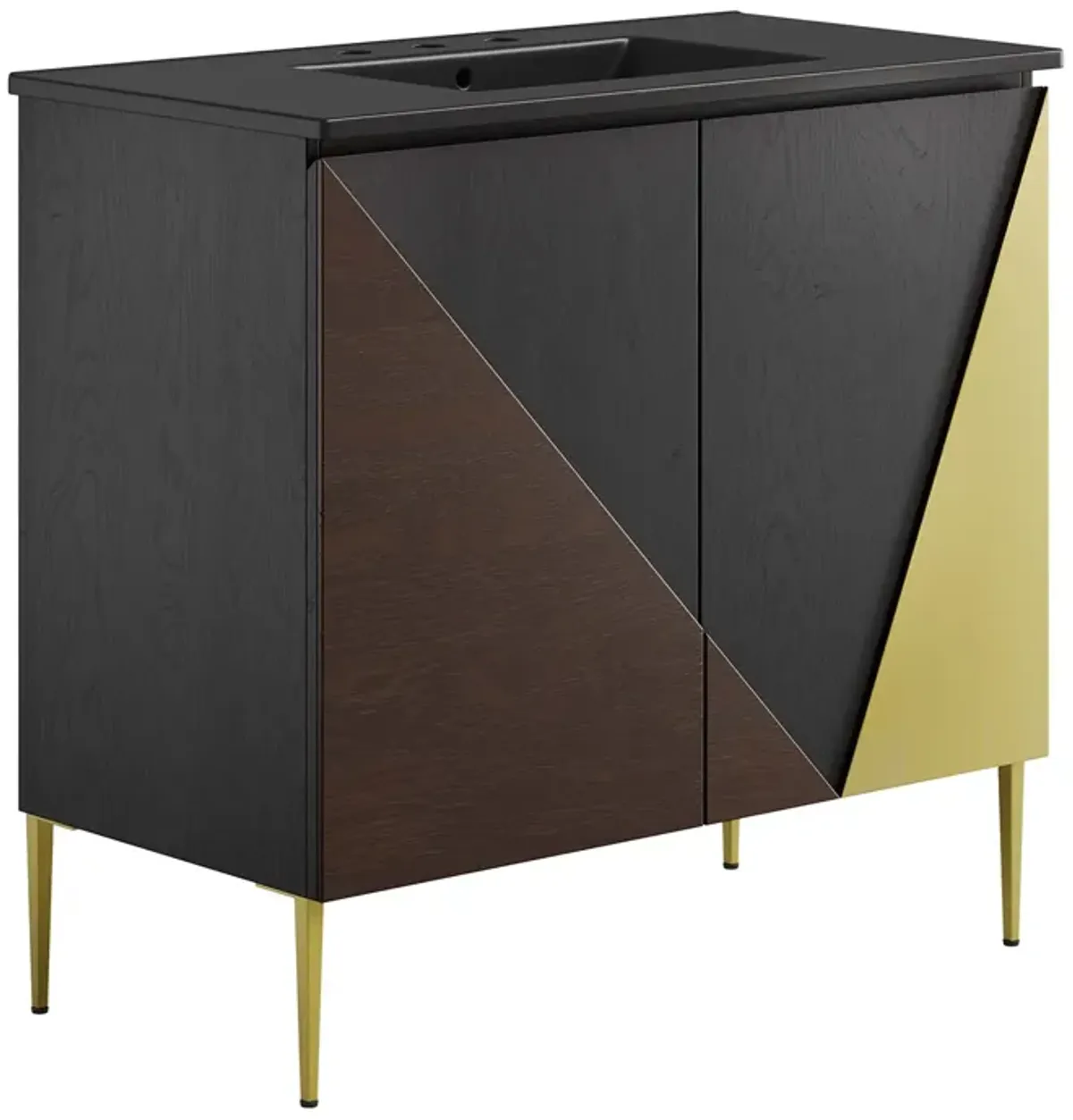 Alchemist Bathroom Vanity Basin Included by Modway 36" / Black Black