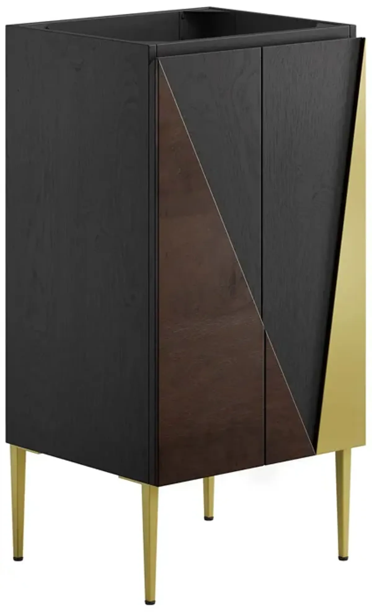 Alchemist Bathroom Cabinet Basin Not Included by Modway 48" Single / Black Black