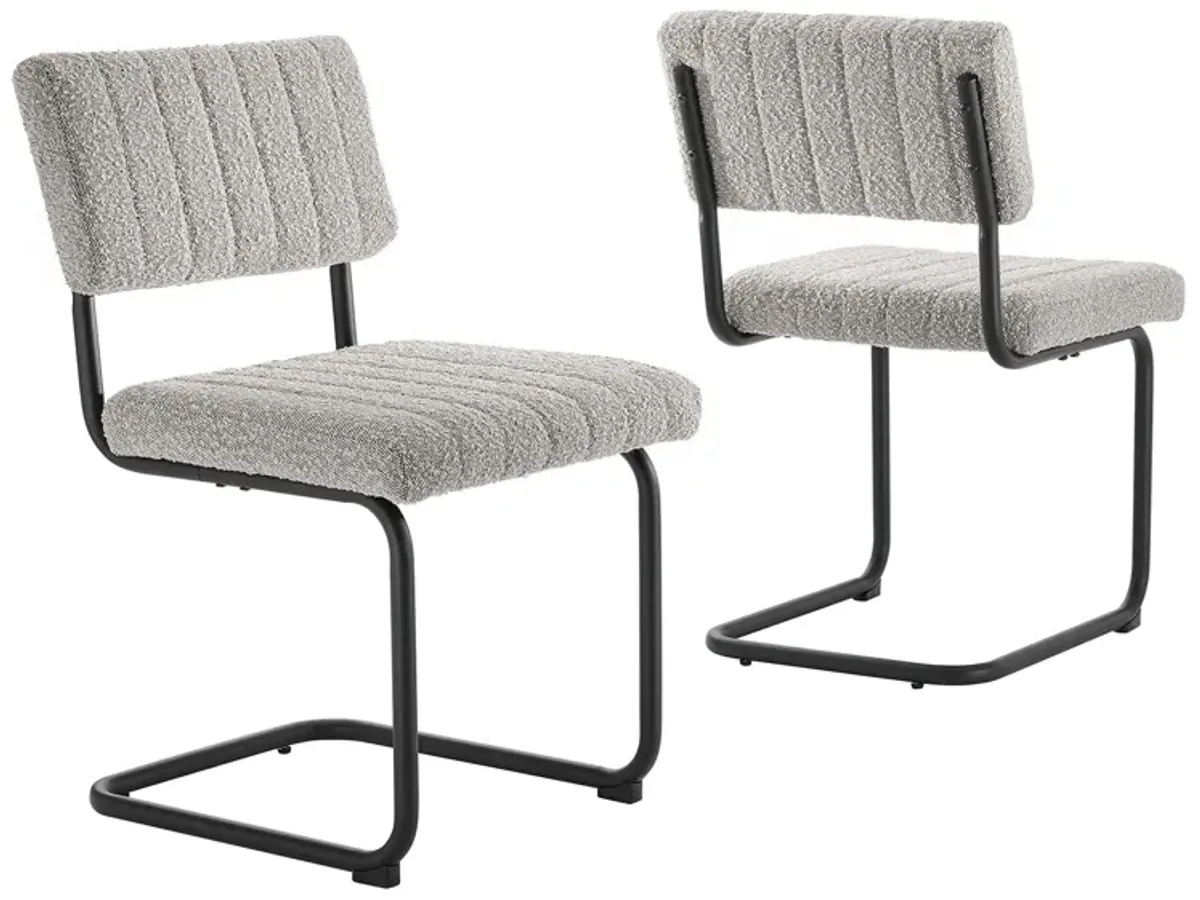 Parity Boucle Dining Side Chairs - Set of 2 by Modway