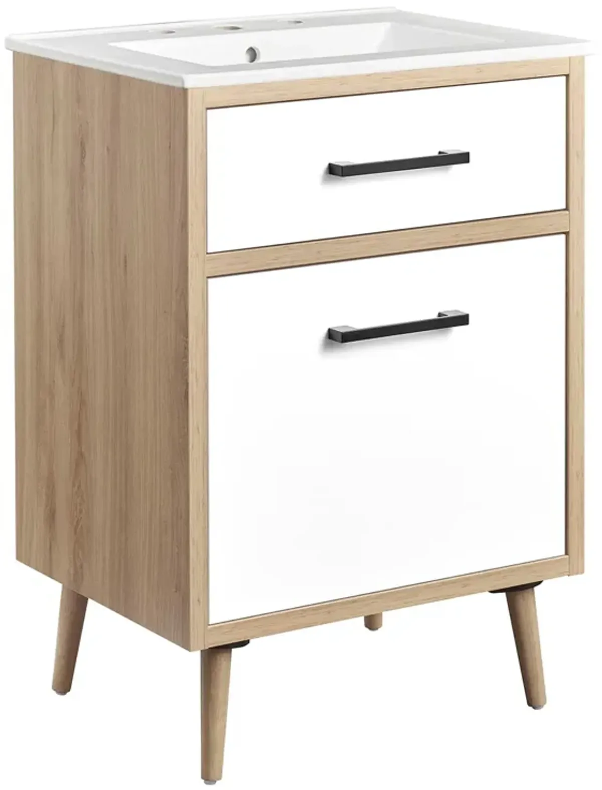 Maverick Bathroom Vanity Basin Included by Modway 36" / White Oak