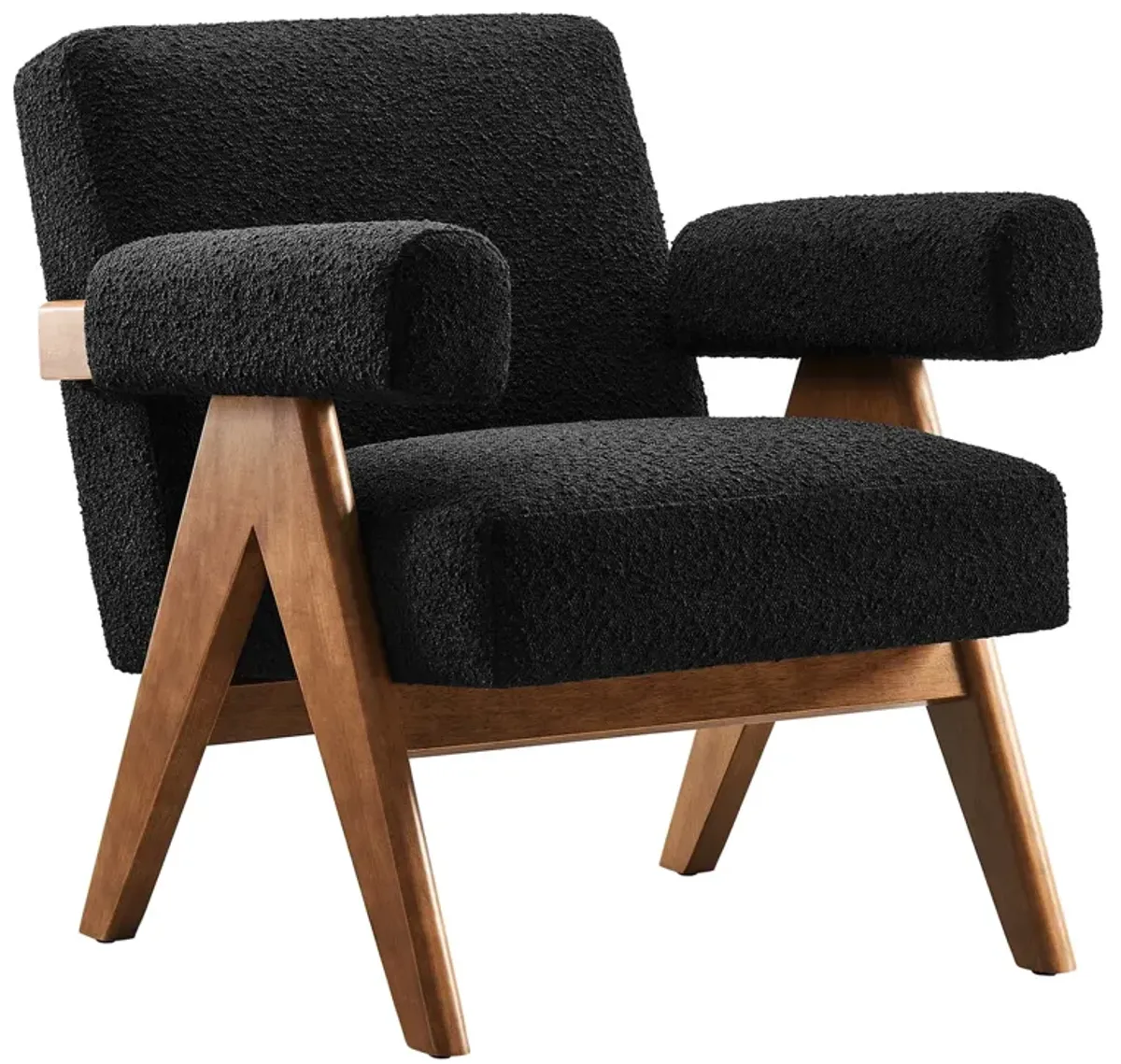 Lyra Boucle Fabric Armchair by Modway