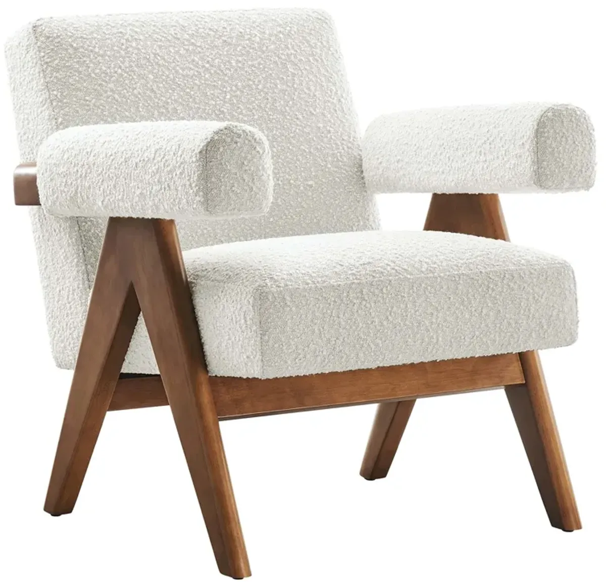 Lyra Boucle Fabric Armchair by Modway