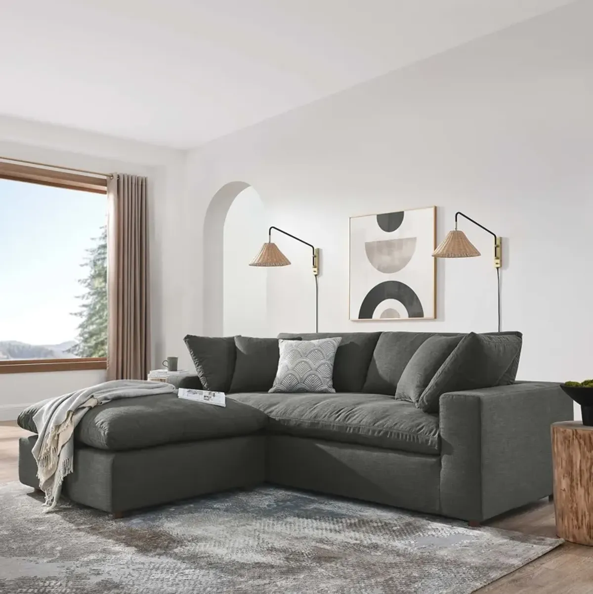 Commix Sofa Ottoman Set by Modway