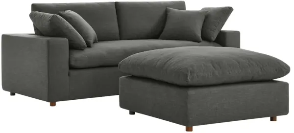 Commix Sofa Ottoman Set by Modway Gray
