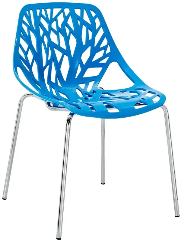Stencil Dining Side Chair by Modway Blue