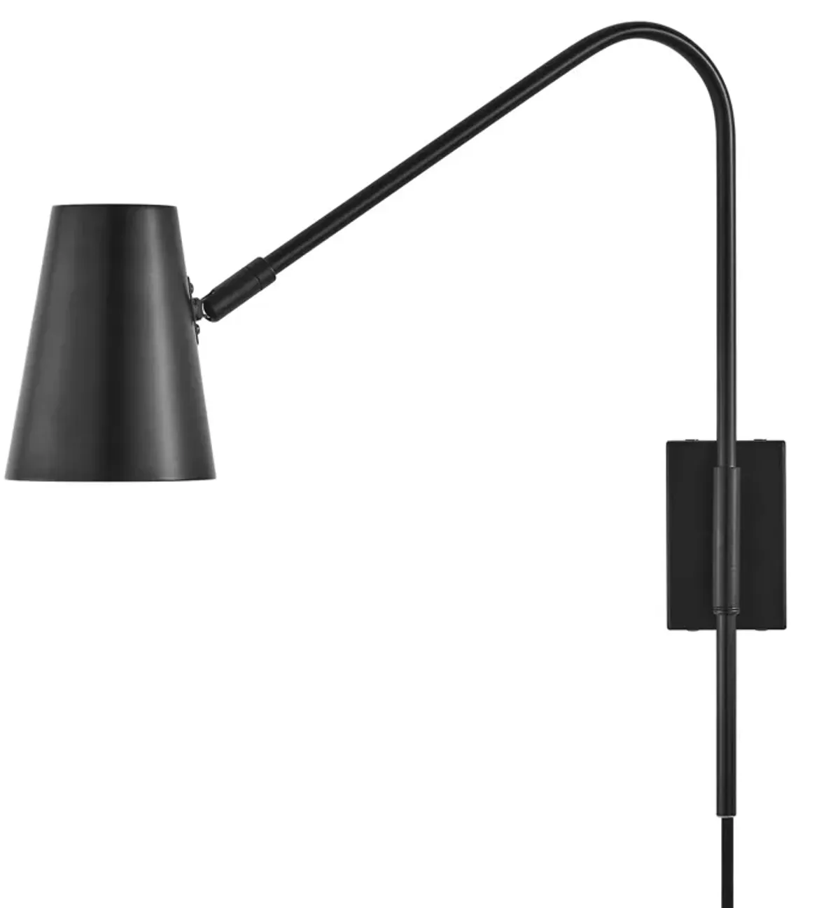 Faye Metal Wall Sconce by Modway Black