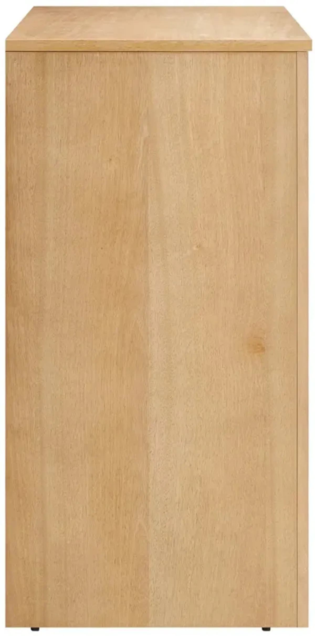 Appia 2-Door Arched Door Storage Cabinet Oak