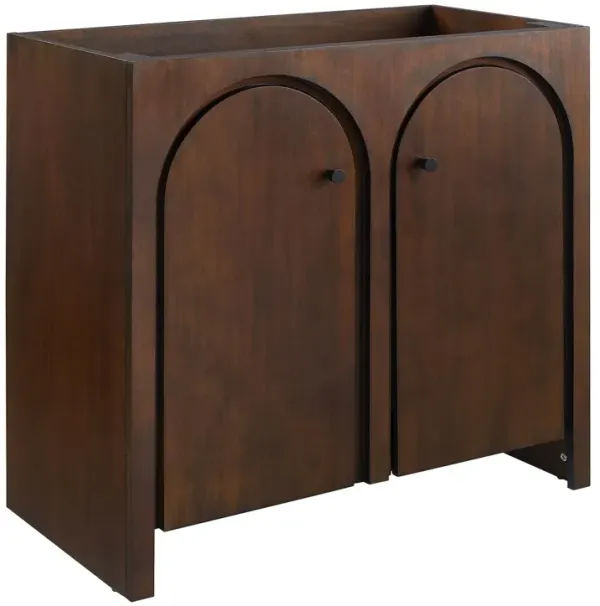 Appia Bathroom Cabinet Basin Not Included by Modway 36" / Walnut