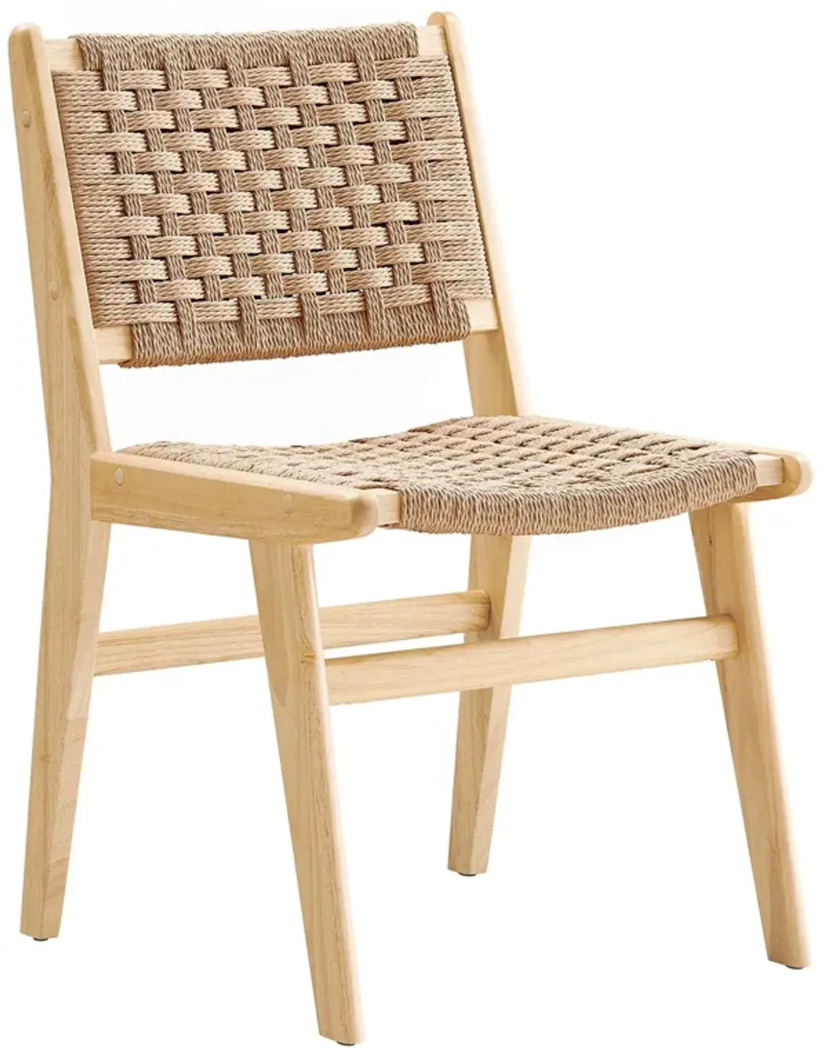 Saoirse Woven Rope Wood Dining Side Chair - Set of 2 by Modway