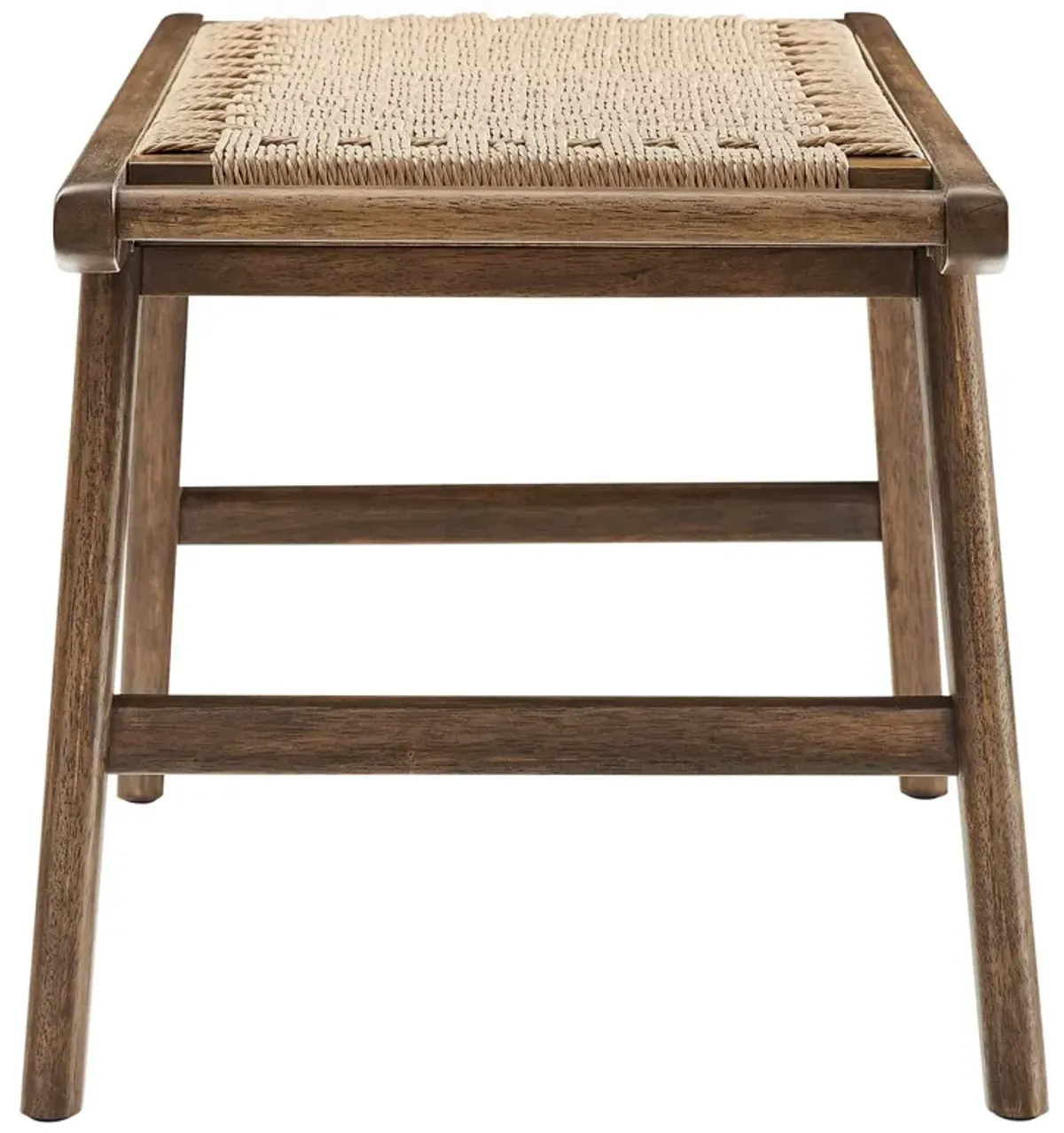 Saoirse 47" Woven Rope Wood Bench by Modway