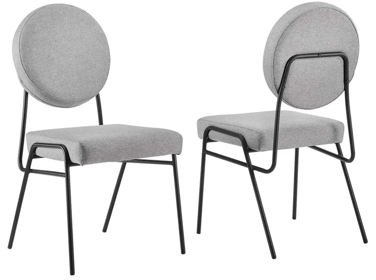 Craft Upholstered Fabric Dining Side Chairs - Set of 2 by Modway