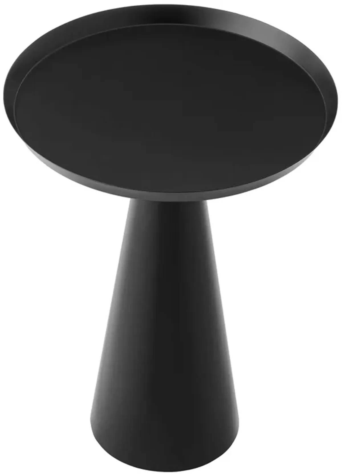 Maren Round Side Table by Modway Black
