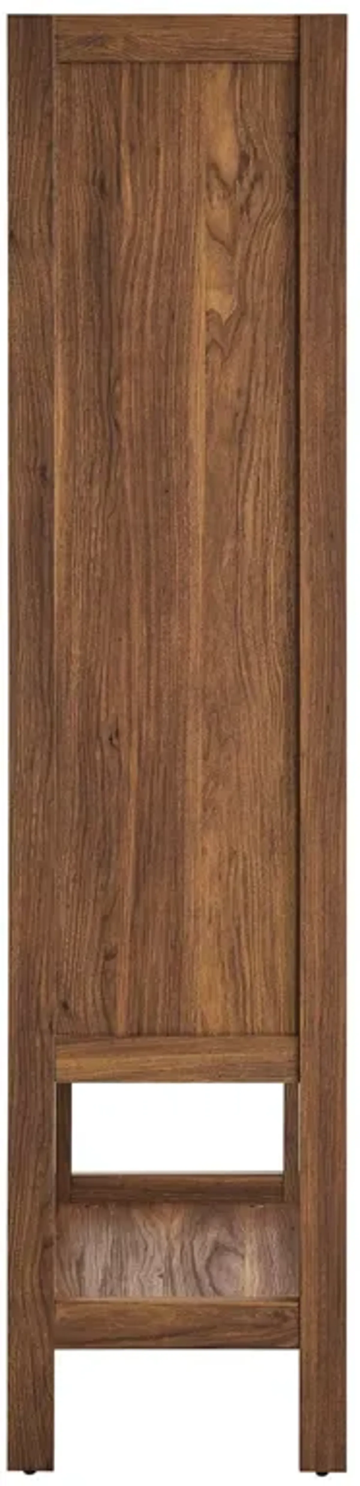 Capri Tall Wood Grain Standing Storage Cabinet by Modway Walnut