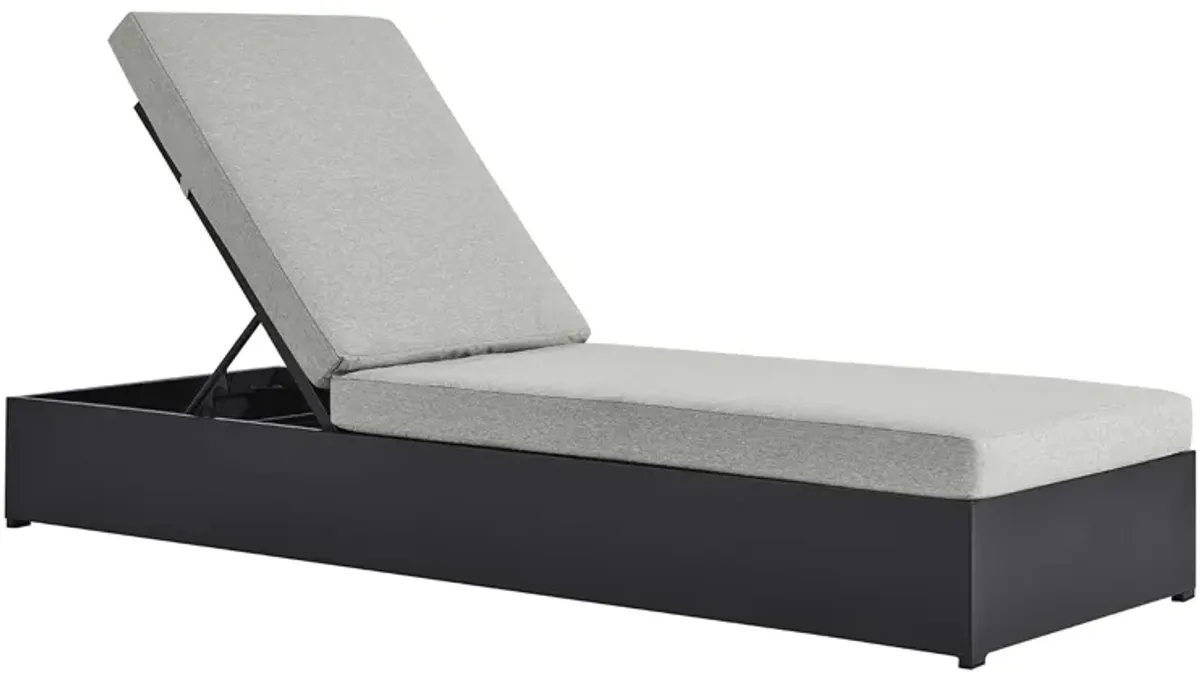 Tahoe Outdoor Patio Powder-Coated Aluminum Chaise Lounge Chair by Modway