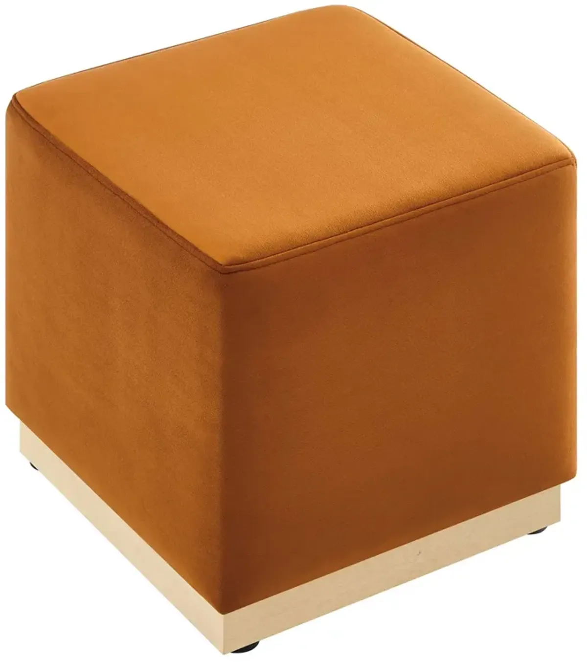 Tilden 17" Square Performance Velvet Upholstered Ottoman by Modway