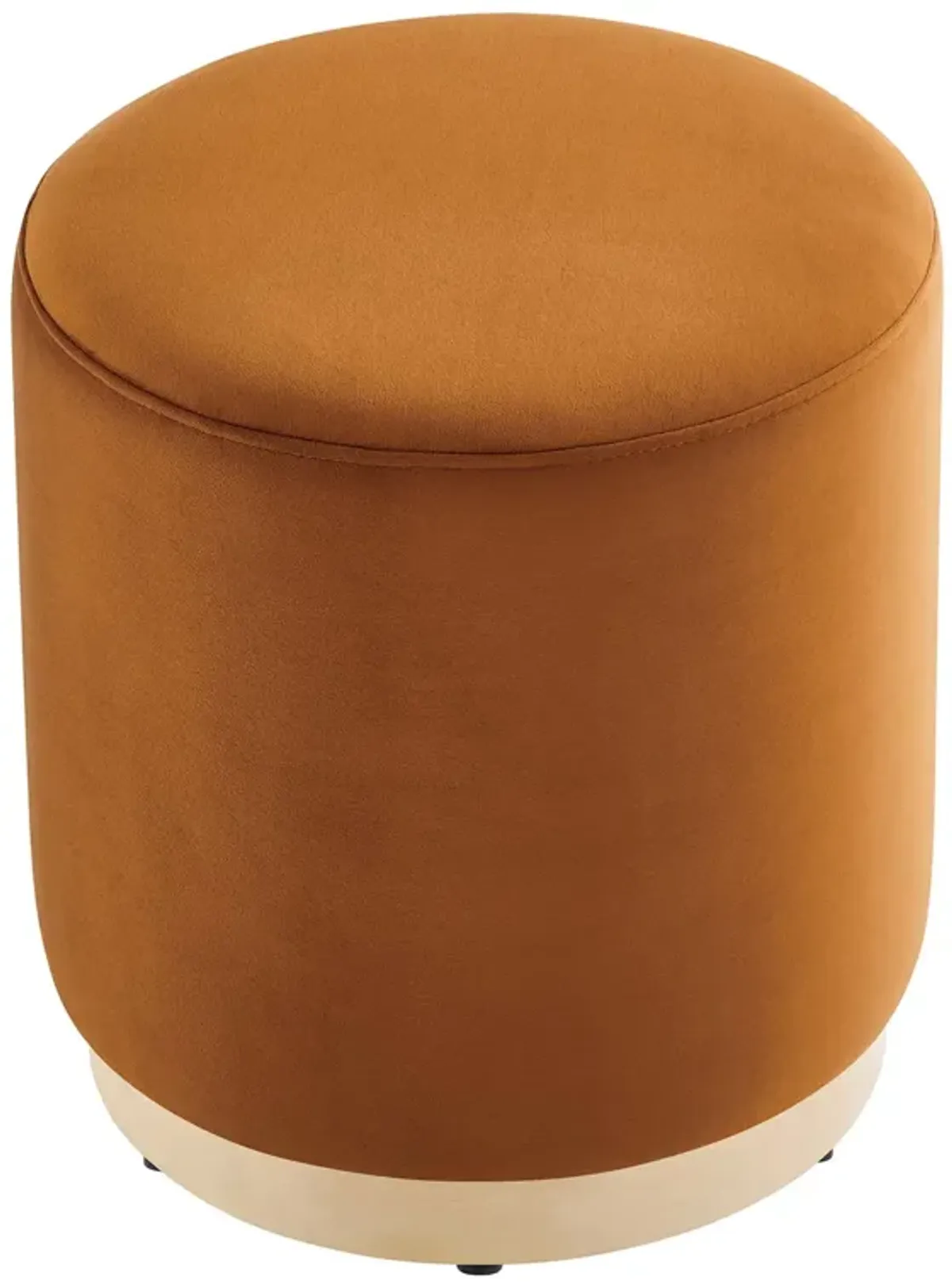 Tilden 16" Round Performance Velvet Upholstered Ottoman by Modway