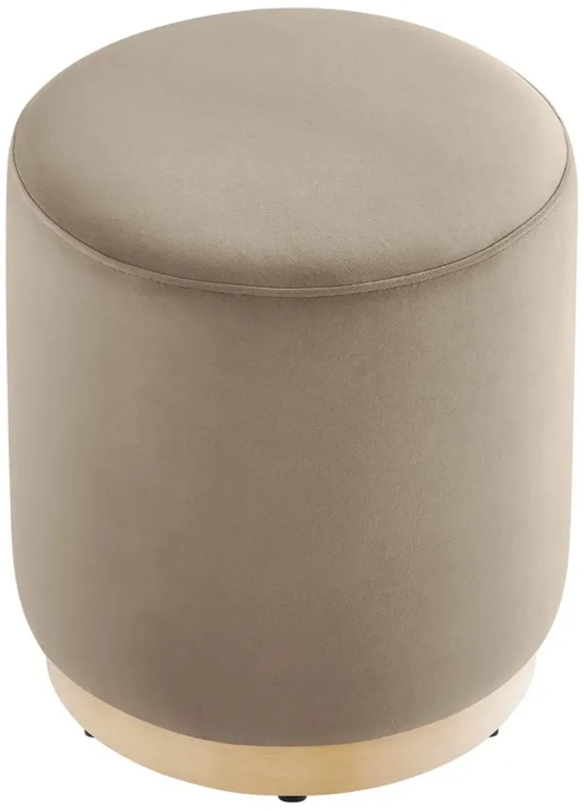 Tilden 16" Round Performance Velvet Upholstered Ottoman by Modway