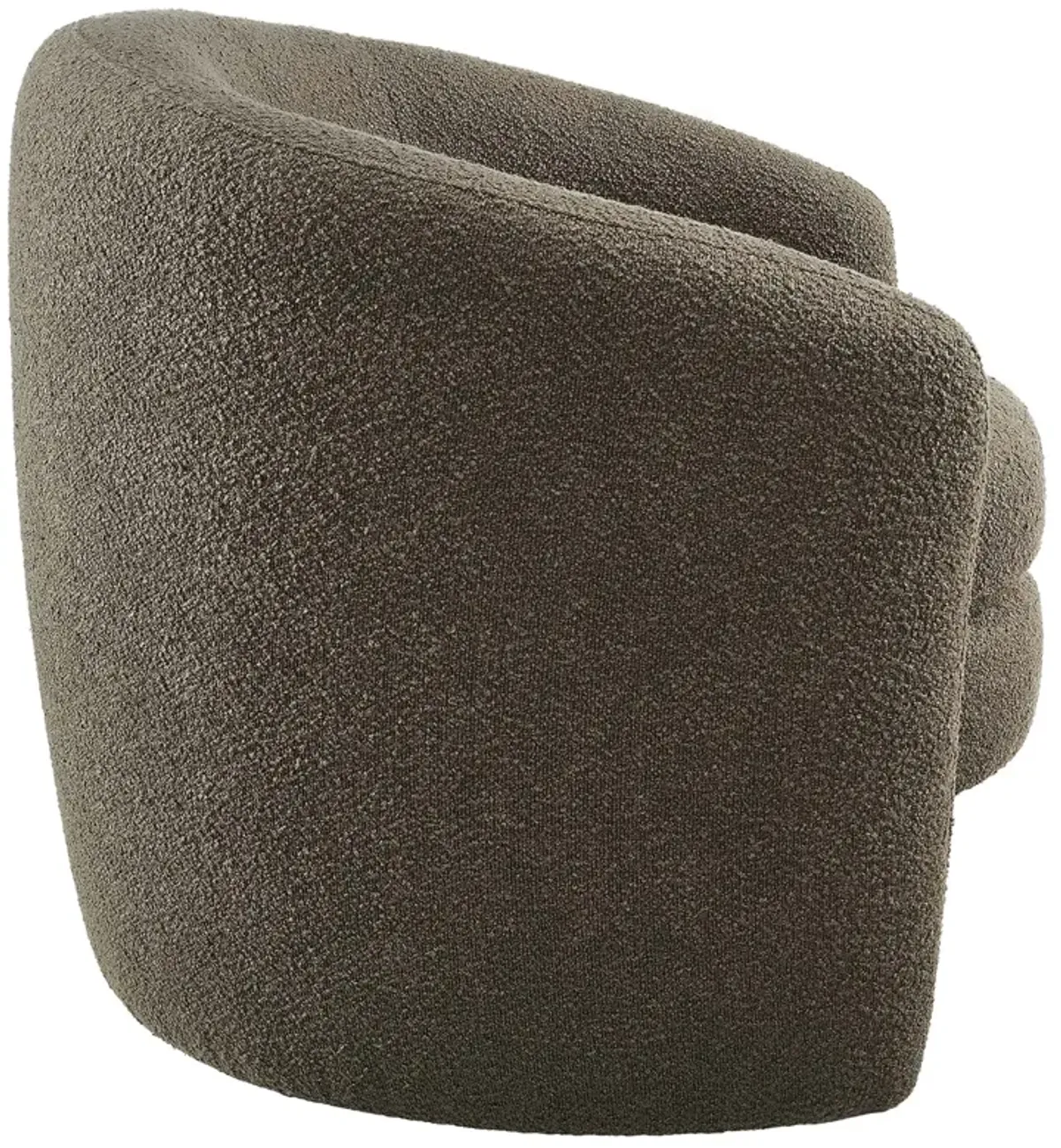 Affinity Upholstered Boucle Fabric Curved Back Armchair by Modway