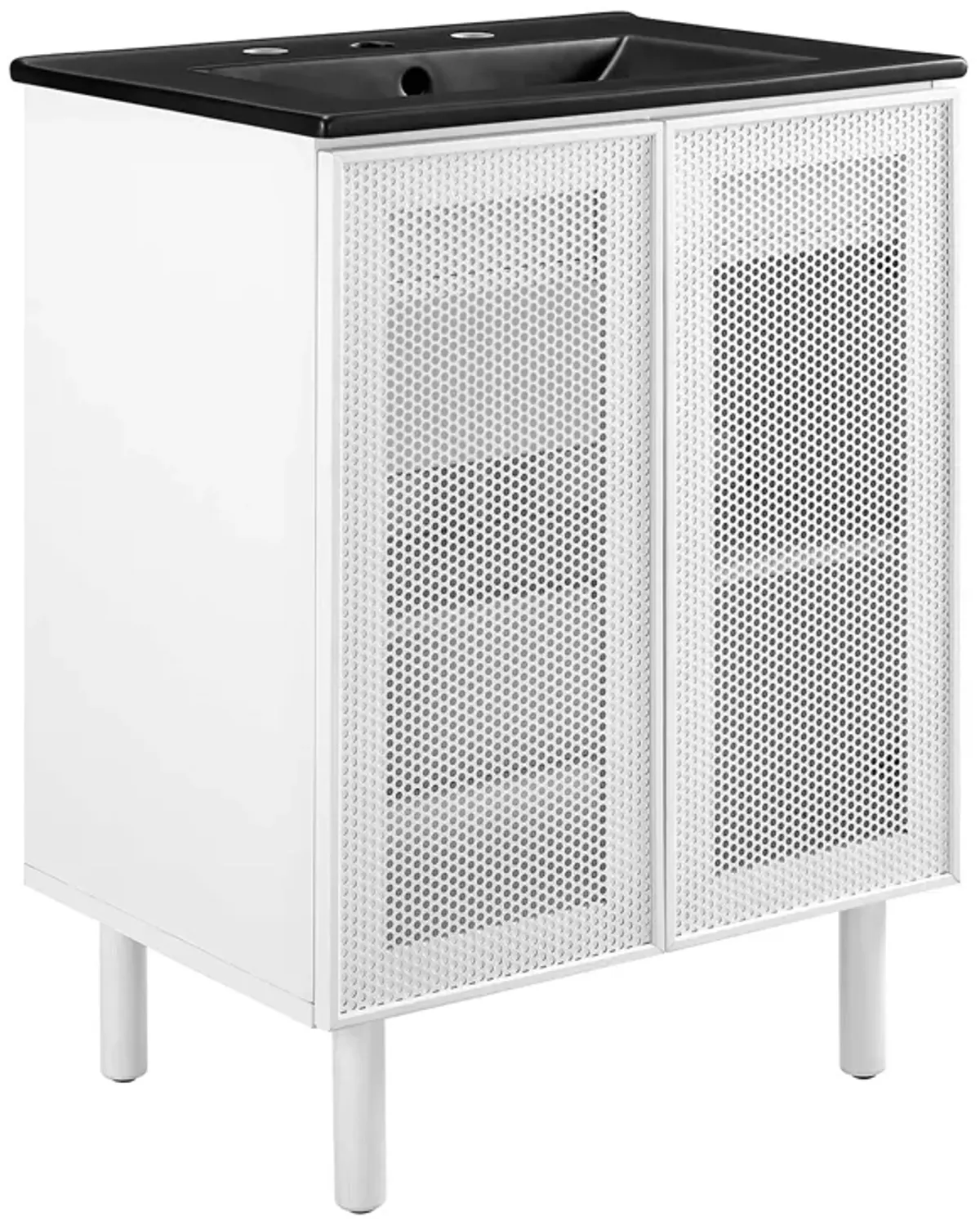 Calla Bathroom Vanity Basin Included by Modway 24" / Black White