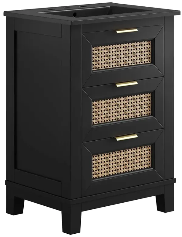 Dixie Bathroom Vanity Basin Included by Modway 24" / Black Black