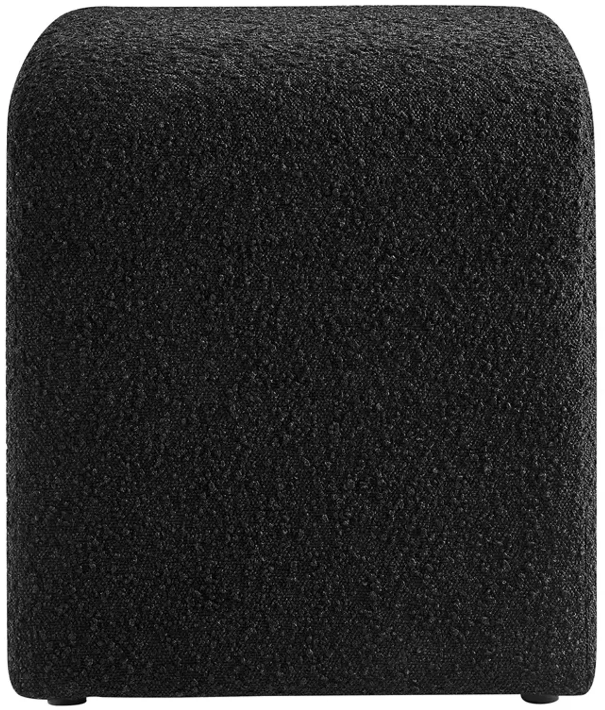 Simba Boucle Fabric Waterfall Stool by Modway Black