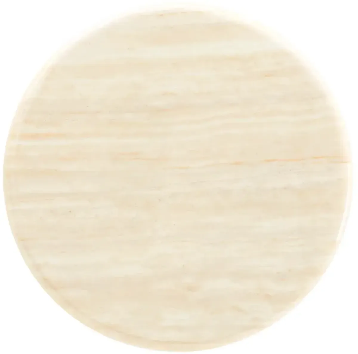 Lippa Round Artificial Travertine Side Table by Modway 20" / Gold Travertine