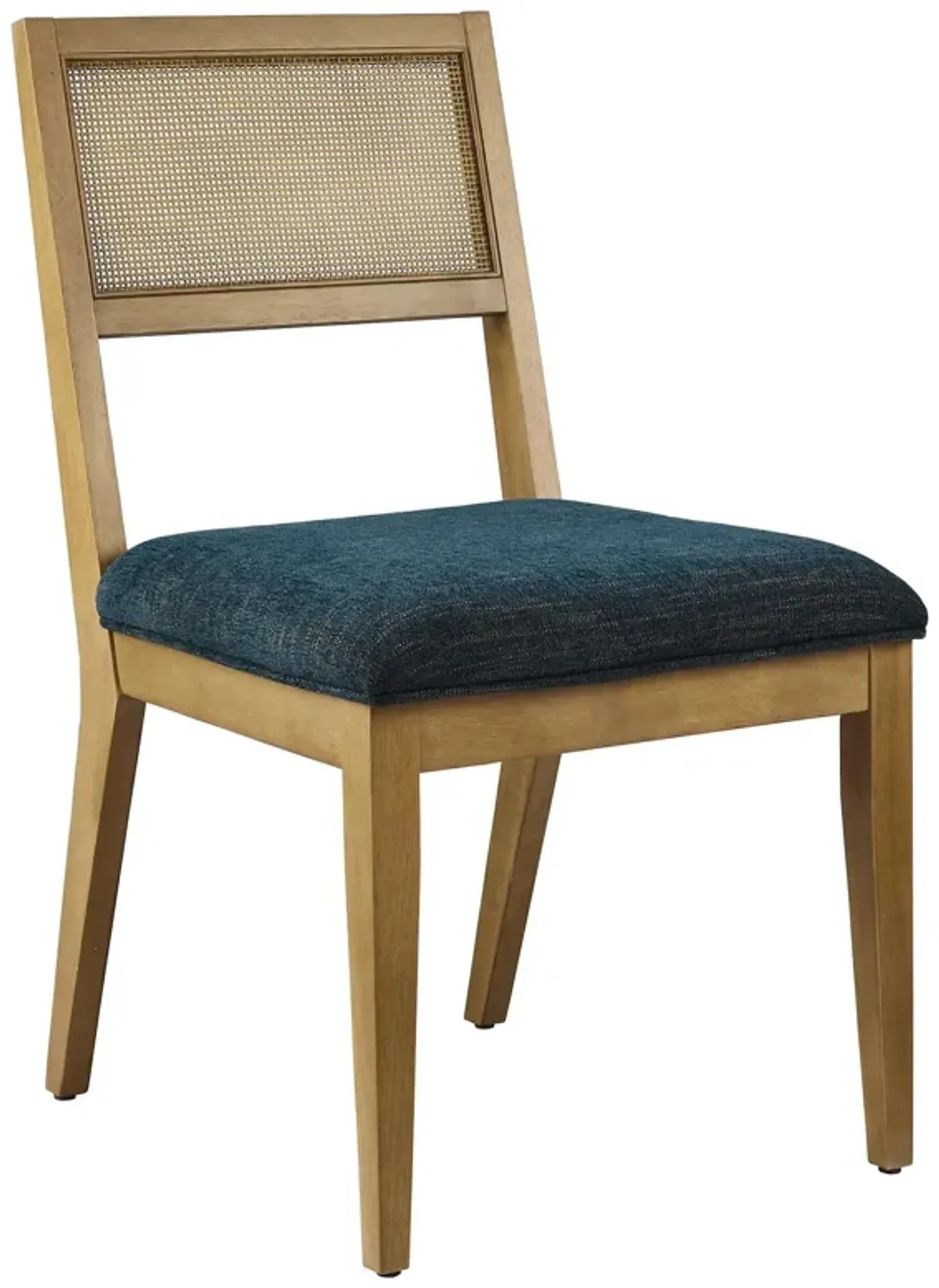Nimba  Rattan Fabric Dining Chairs Set of 2